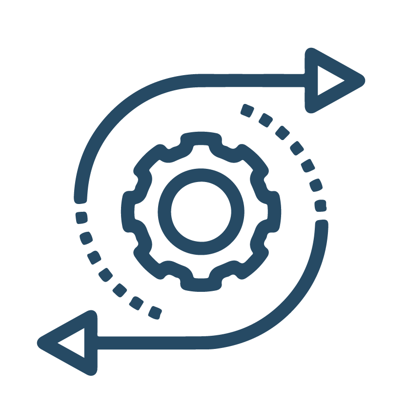 Line icon of food, leaves, and coins, representing sustainable investment